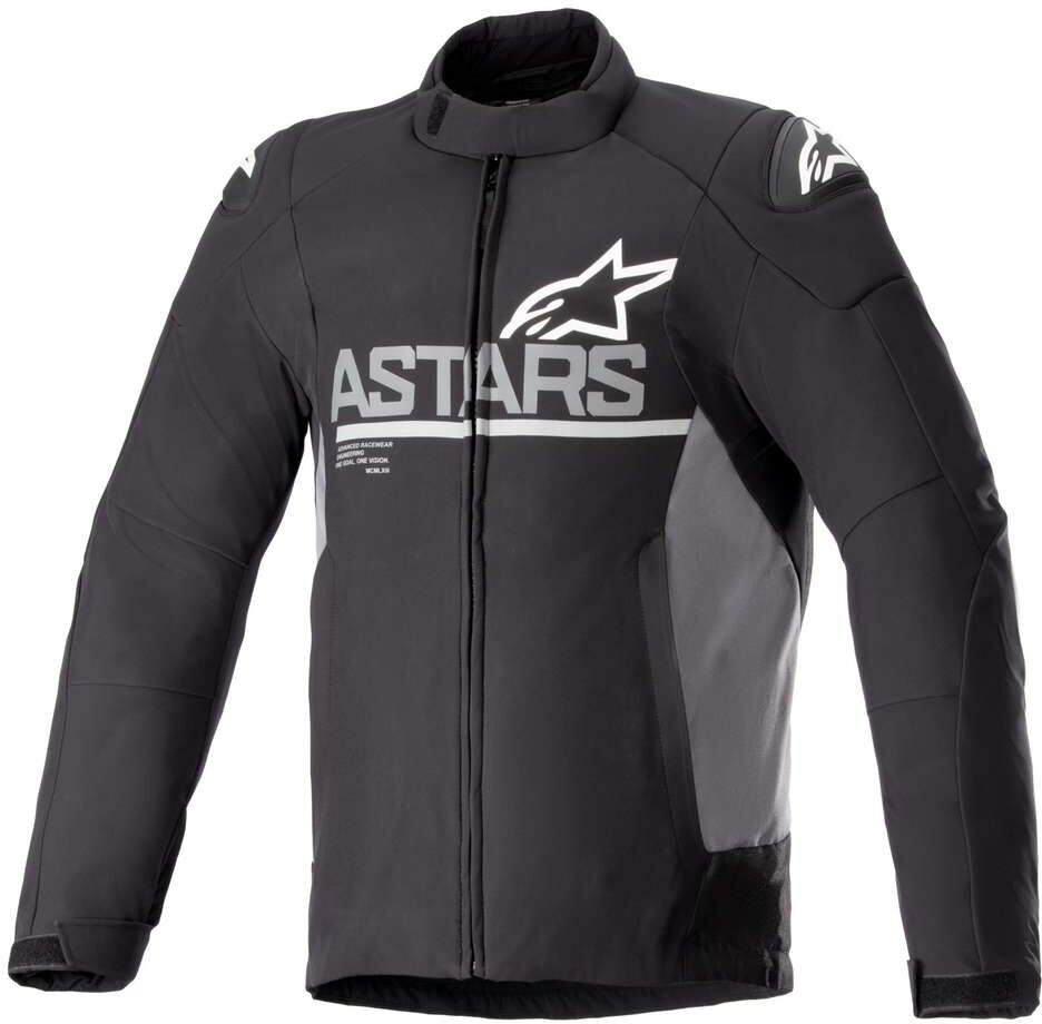 Giubbotto Moto in Softsheel Alpinestars SMX WATERPROOF Grigi taglia L