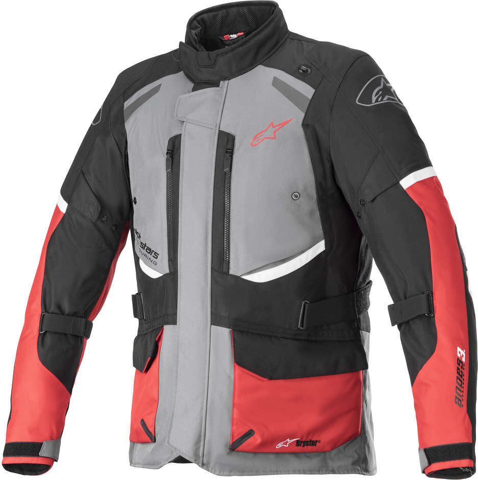 Giubbotto Moto In Tessuto Alpinestars ANDES v3 Drystar Grigi taglia M