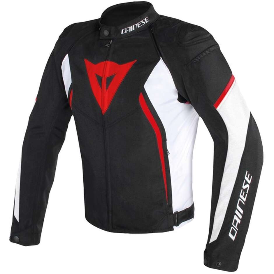 Giubbotto Moto in Tessuto Dainese AVRO D2 Nero Bianco Rosso taglia 54