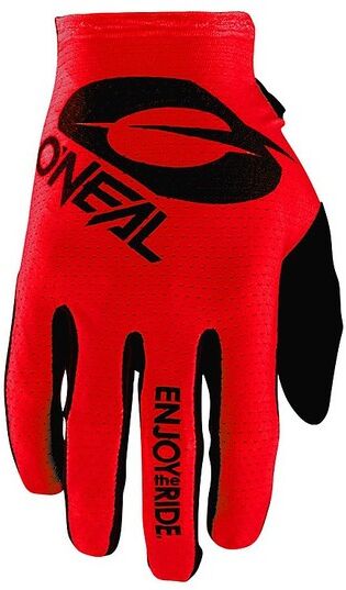 Guanti Moto Cross Enduro Oneal Matrix Glove Stacked Rosso taglia S