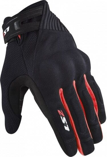 Guanti Moto Estivi Ls2 DART 2 Nero Rosso taglia M