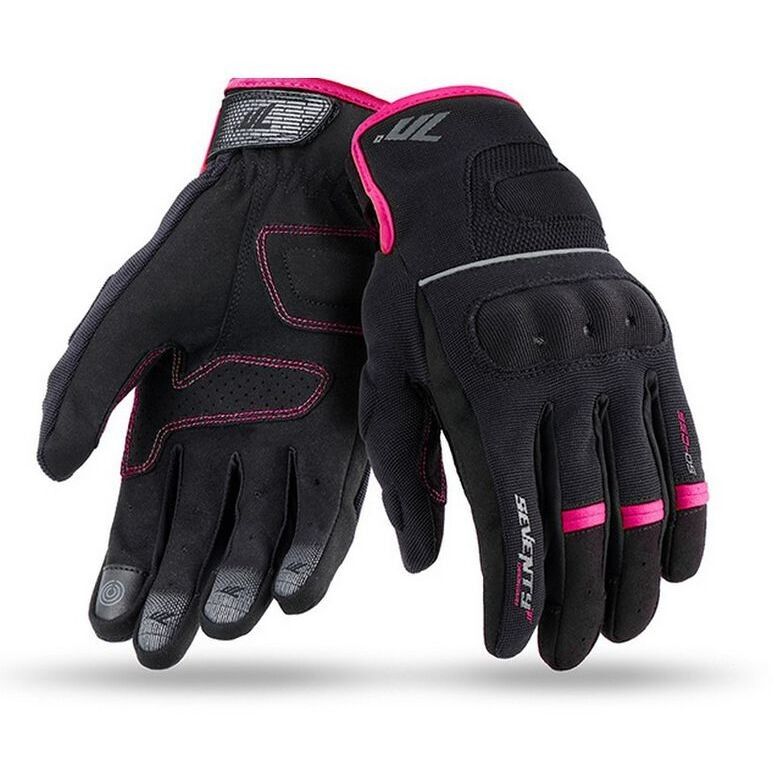 Guanti Moto Estivi Seventy C56 Lady CE Nero Rosa taglia XL