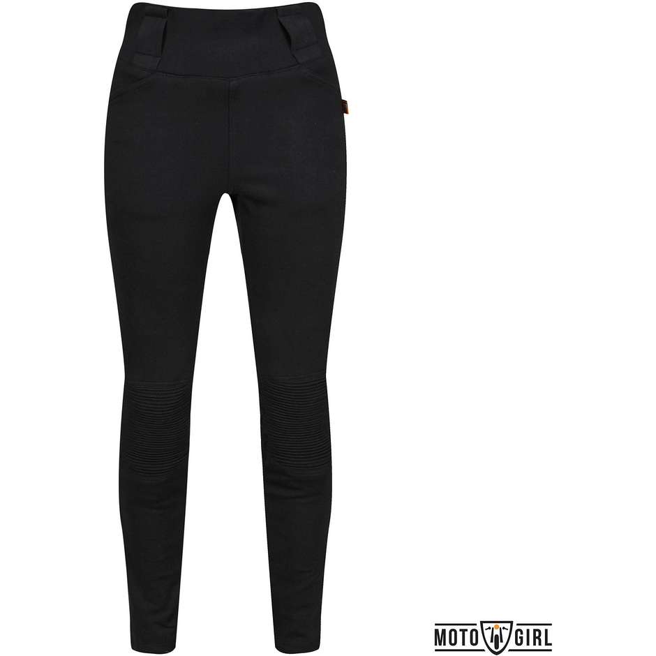 Jeans Moto Tucano Urbano MOTOGIRL RIBBED LEGGINGS Black taglia 48