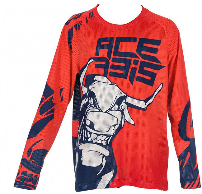 Maglia Moto Cross Enduro Bambino Acerbis Mx J-Windy Three Ro taglia S