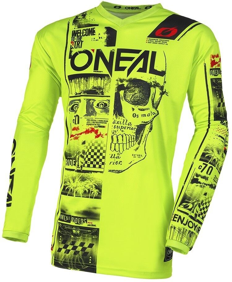 Maglia Moto Cross Enduro Oneal ELEMENT Youth Jersey ATTACK V taglia L