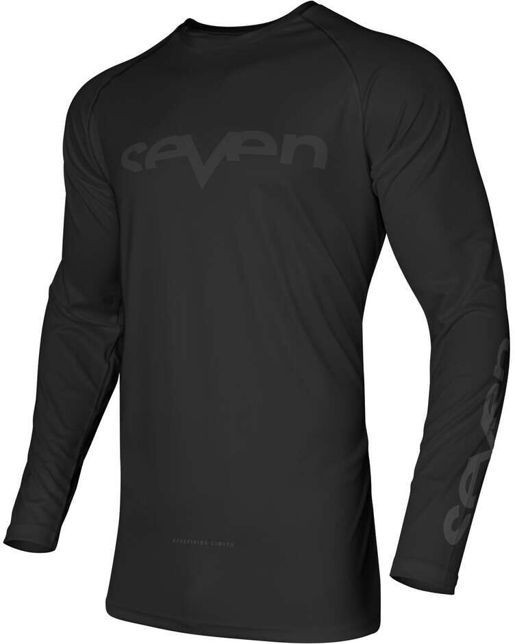 Maglia Moto Cross Enduro Seven Mx VOX STAPLE Nero taglia 3XL