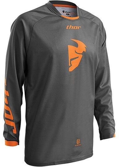 Maglia Moto Cross Enduro Thor Phase 2016 Offroad Grey Orange taglia L