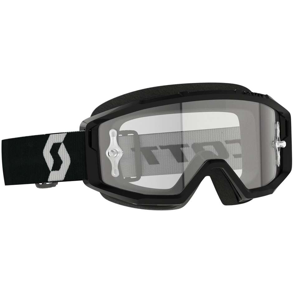 Maschera Moto Cross Enduro Scott PRIMAL CLEAR Nero Lente Chi taglia un