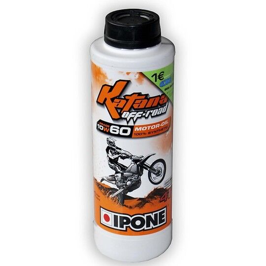 Olio Per moto IPONE Katana Off Road 100% Sintetico 10w60 taglia unica