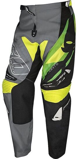 Pantalone Moto Cross Enduro Ufo Modello Joint Giallo Verde N taglia 48