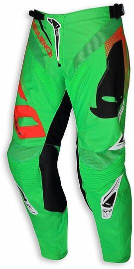 Pantalone Moto Cross Enduro Ufo Modello Sequence Verde Rosso taglia 54