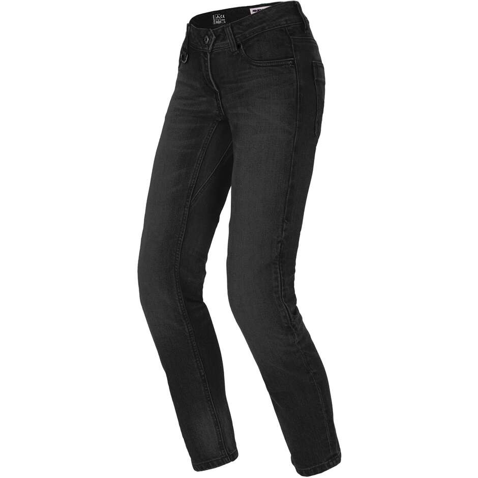 Pantaloni Donna Jeans Tecnici Spidi J-TRACKER LADY Nero taglia 26