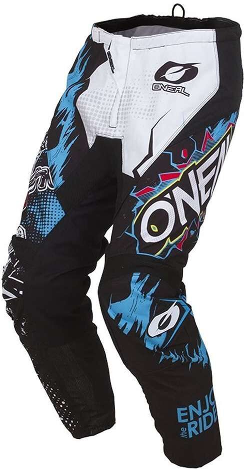 Pantaloni Moto Cross Enduro Bambino Oneal Element Youth Vill taglia 26