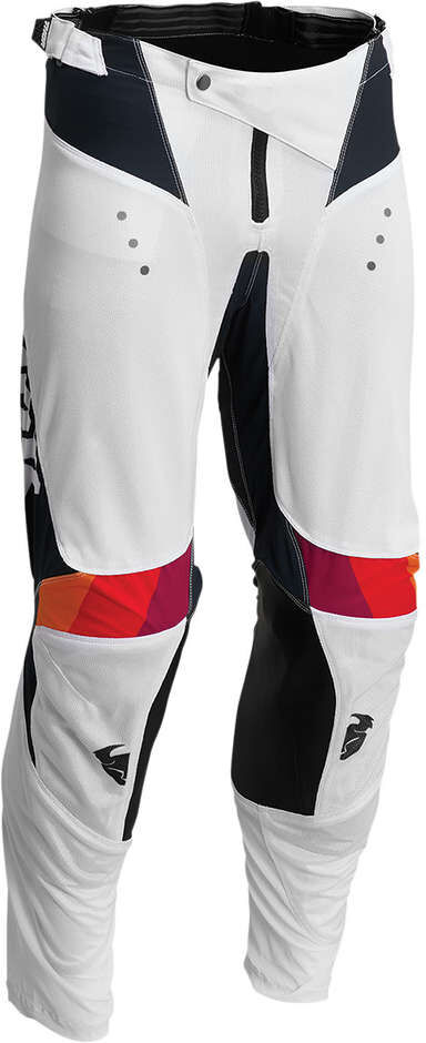 Pantaloni Moto Cross Enduro Thor PULSE REACT AIR Bianco Midn taglia 40