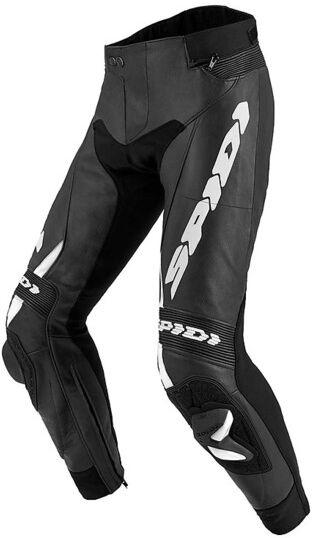 Pantaloni Moto In Pelle Racing Spidi RR PRO 2 Nero Bianco taglia 50