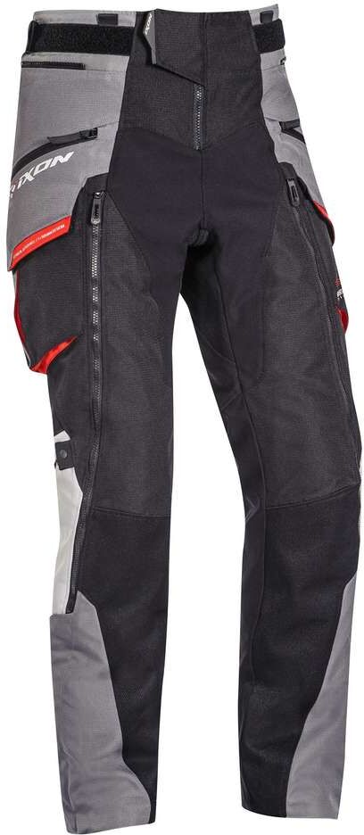 Pantaloni Moto In Tessuto 3 in 1 Ixon RAGNAR PT. Nero Grigio taglia 4X