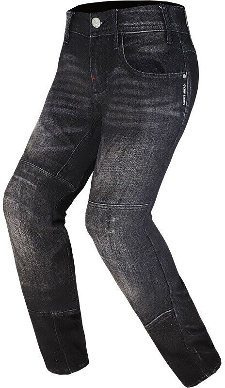 Pantaloni Moto Jeans LS2 Dakota Lady CE Nero Con Fibre Arami taglia 3X