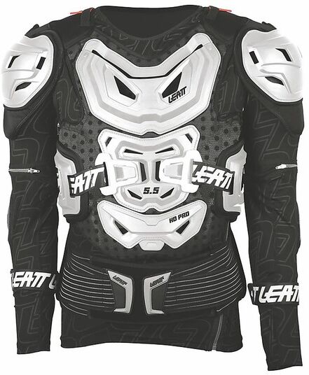 Pettorina Totale Moto Cross Enduro Leatt 5.5 Bianco taglia L/XL