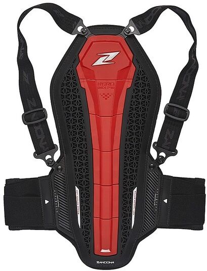 Protezione Paraschiena Moto Zandonà HYBRID BACK PRO X6 Rosso taglia XL