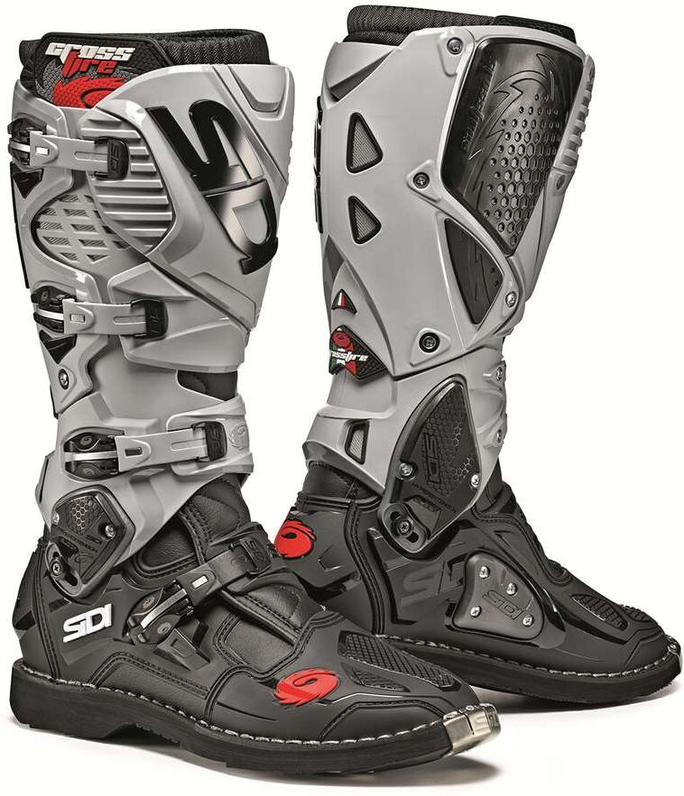 Stivali Moto Cross Enduro Sidi Crossfire 3 Nero Cenere taglia 47