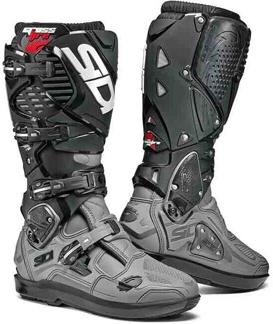 Stivali Moto Cross Enduro Sidi CROSSFIRE 3 SRS Grigio Nero taglia 45