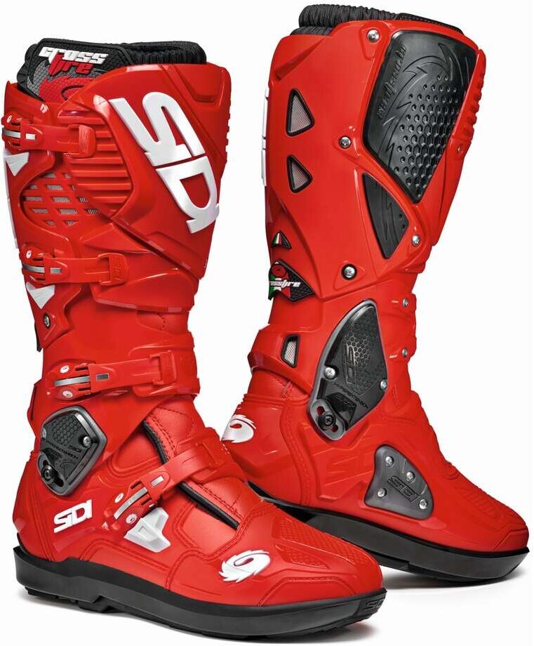 Stivali Moto Cross Enduro Sidi CROSSFIRE 3 SRS Rosso Rosso taglia 43