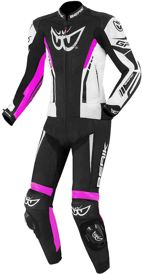 Tuta Moto Divisibile Donna in Pelle 2 Pezzi Berik 2.0 181327 taglia 50