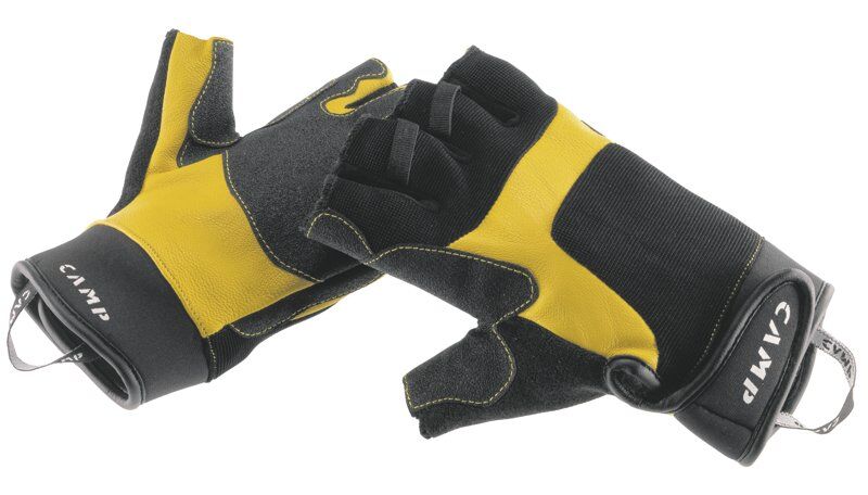 C.A.M.P. Pro Fingerless - guanti via ferrata Black/Yellow M