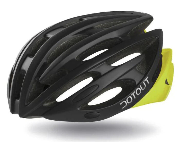 Dotout Shoy - casco bici Black/Yellow XS/M