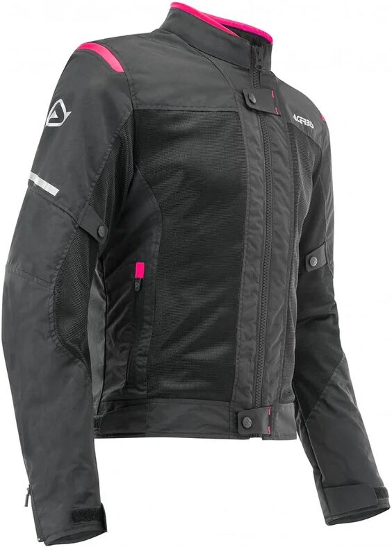 ACERBIS - Giacca Ramsey Vented CE Lady Nero / Rosa L