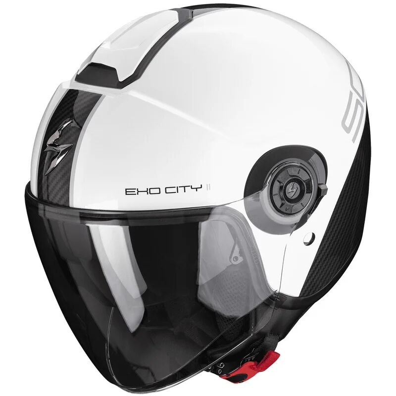 SCORPION - Casco Exo-City II Carbo Bianco / Nero Nero,Bianco S