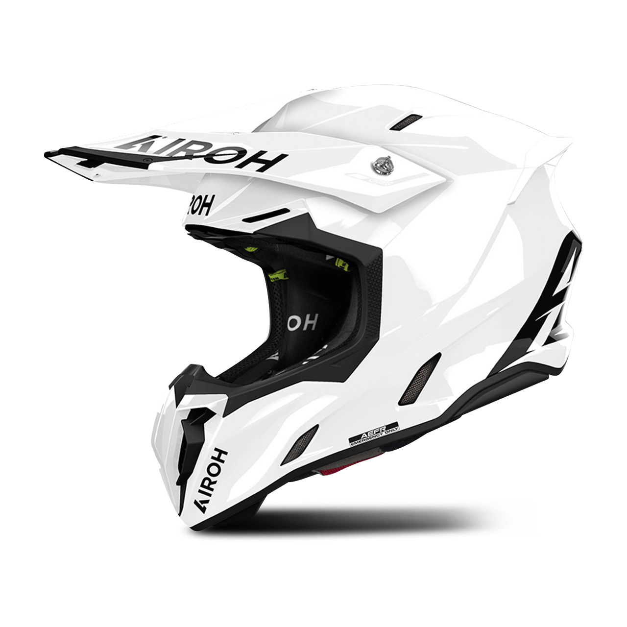 Airoh Casco Cross  Twist 3 Bianco Lucido