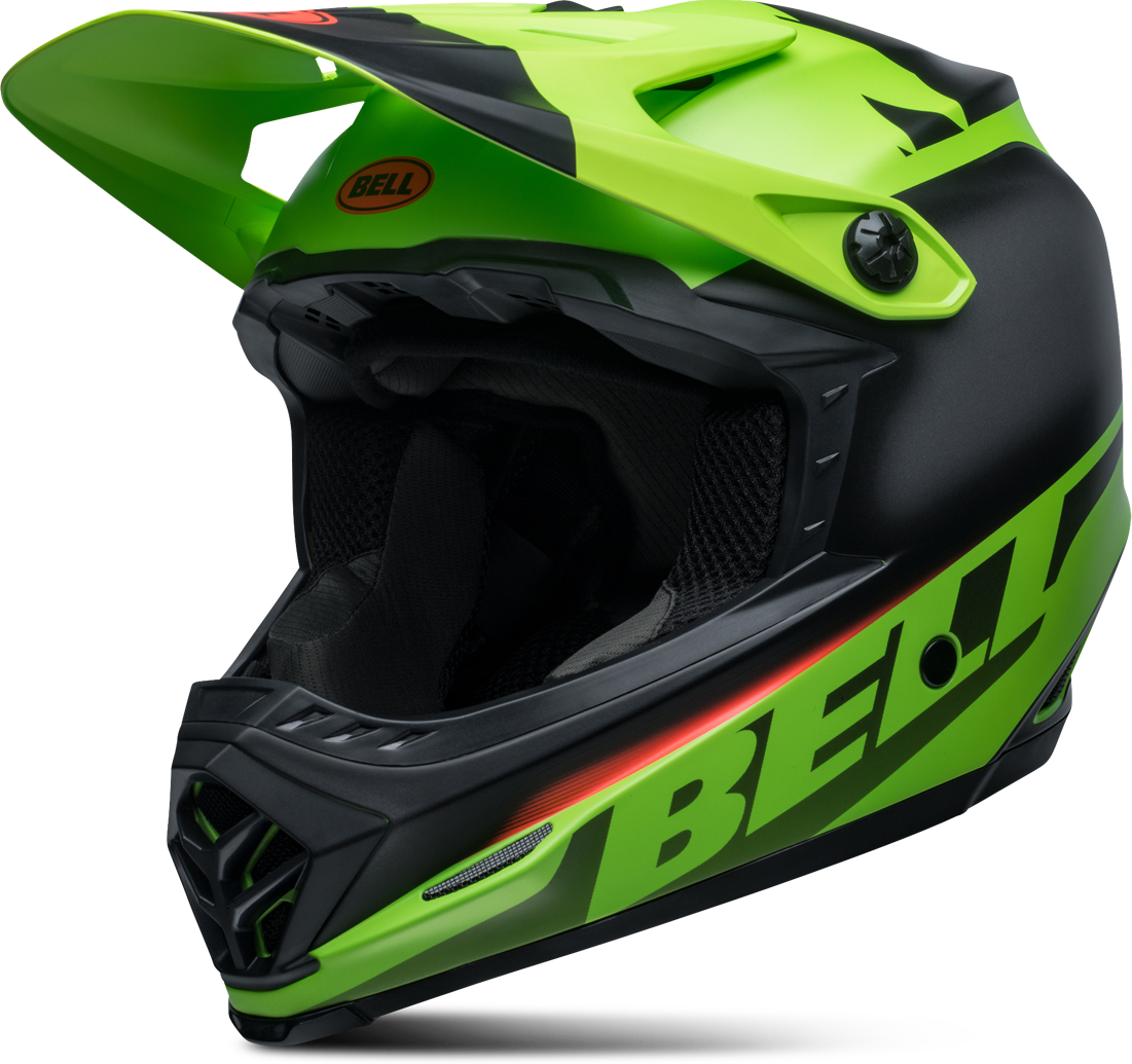 Bell Casco Cross Bambino  Moto-9 Mips Glory Rosso-Nero-Verde