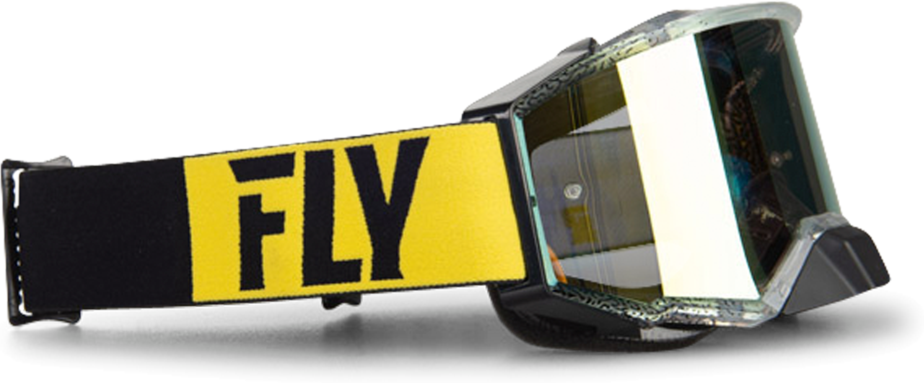 FLY Racing Maschera Cross FLY Zone Pro Nero-Giallo