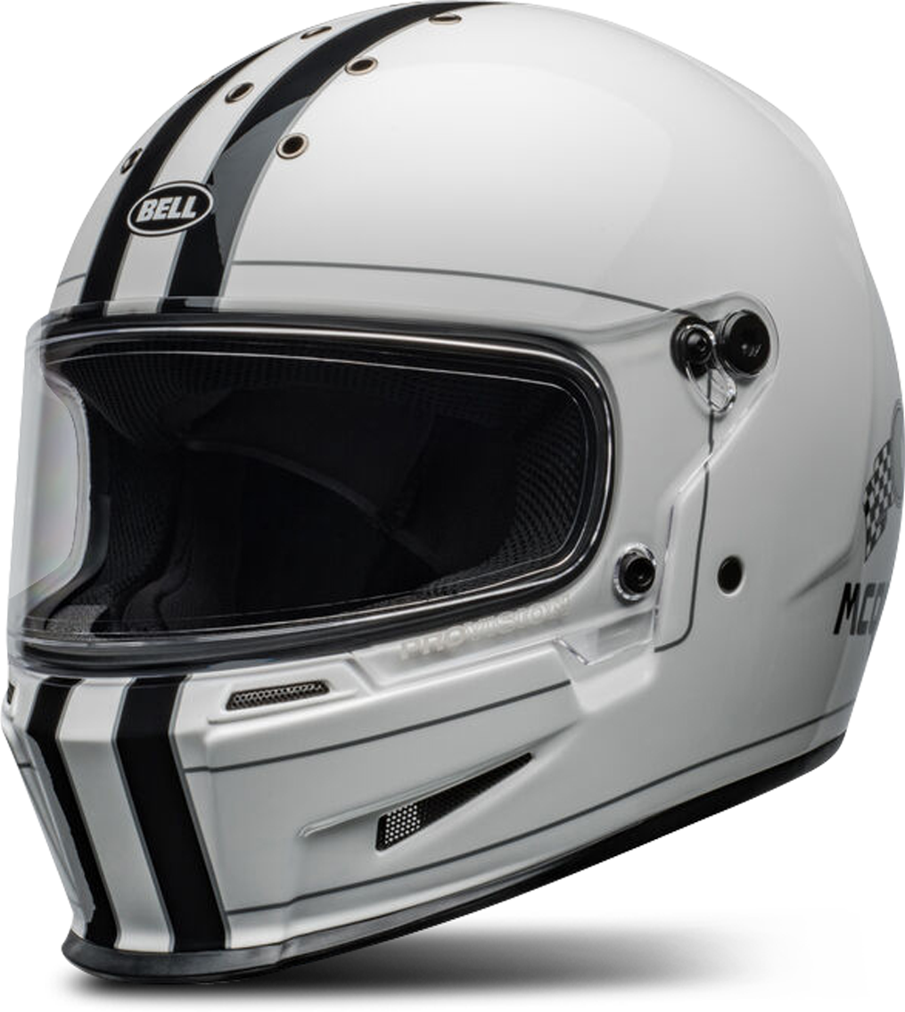 BELL Casco Integrale  Eliminator McQueen Bianco Lucido