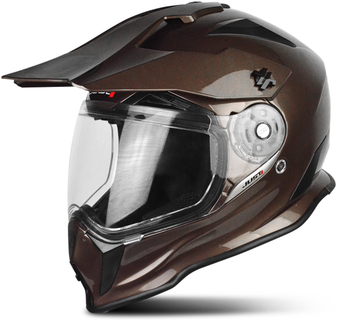 Just1 Casco Adventure  J14 Solid Marrone