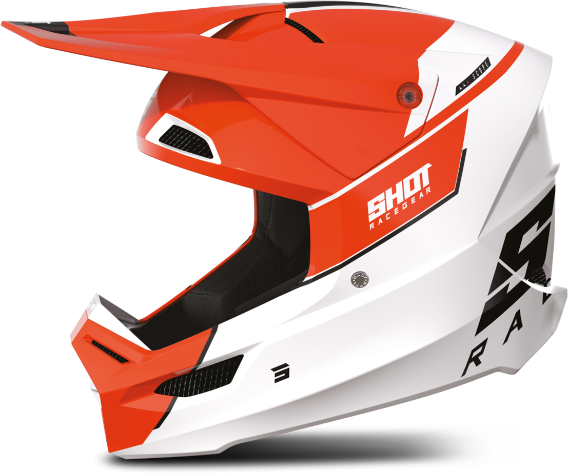 Shot Race Gear Casco Cross Shot Furious Scope Arancio