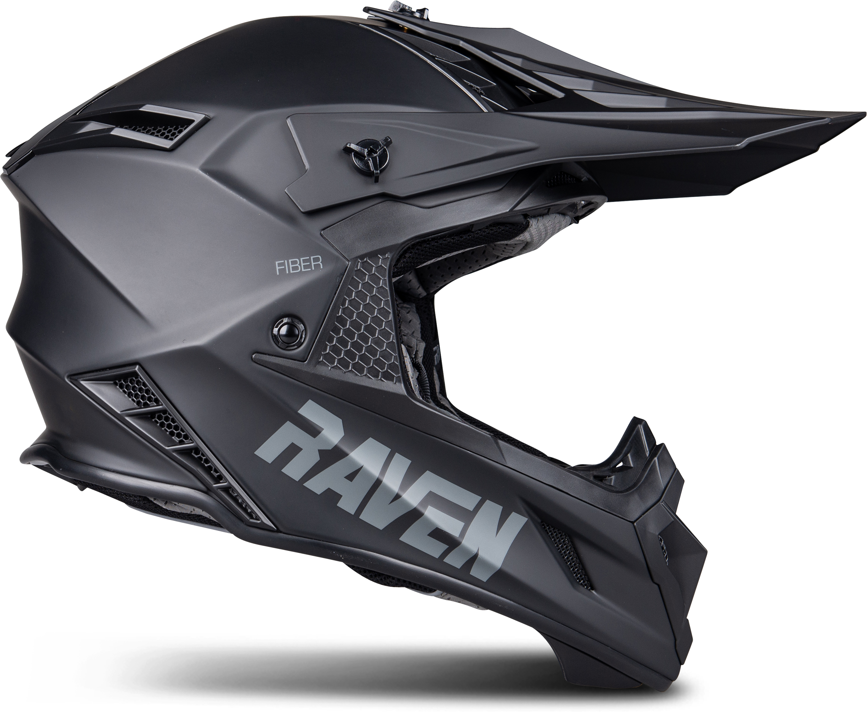 Raven Casco Cross  Aspire Evo Nero Opaco