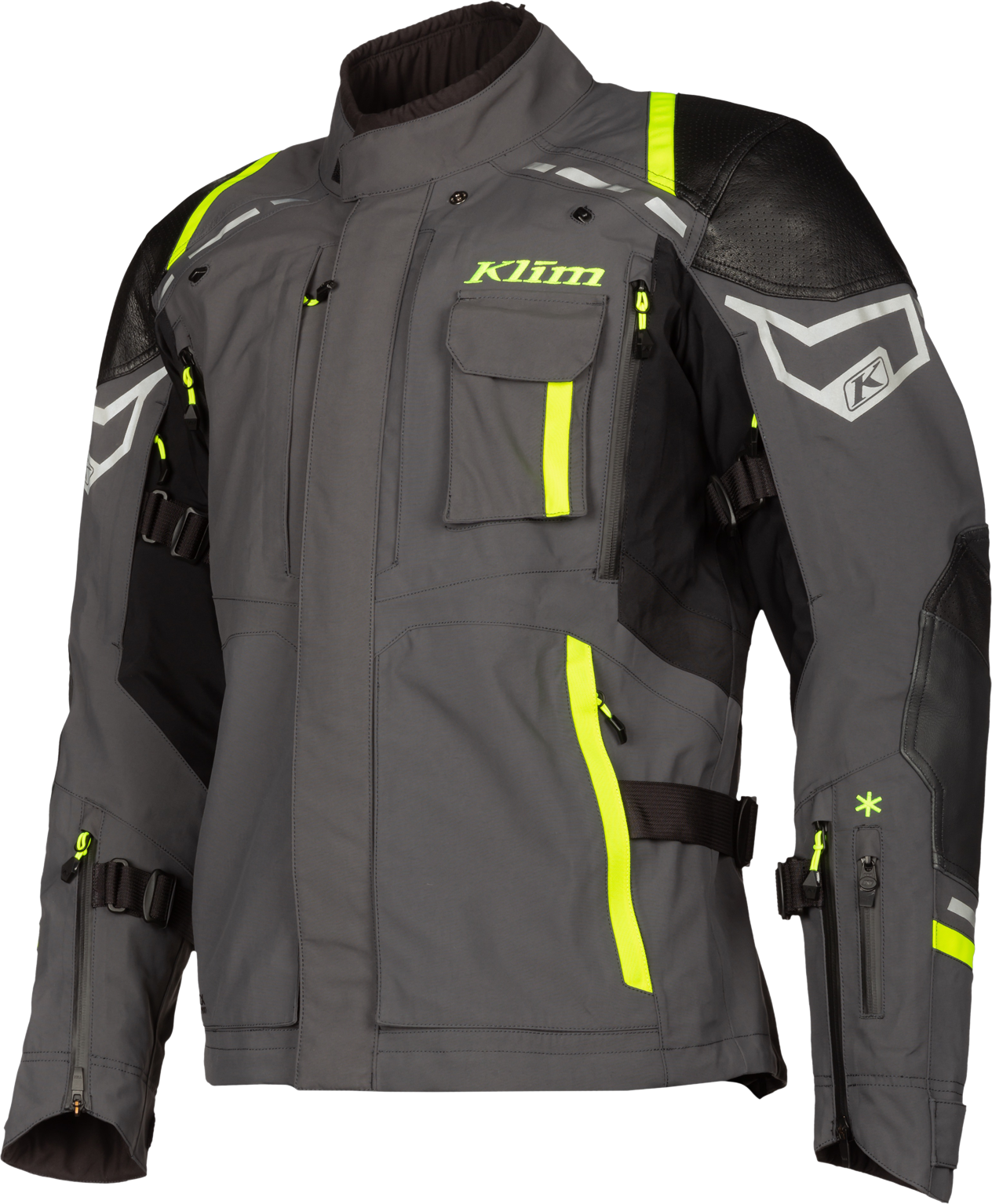 KLIM Giacca Moto  Kodiak Grigio-Fluo