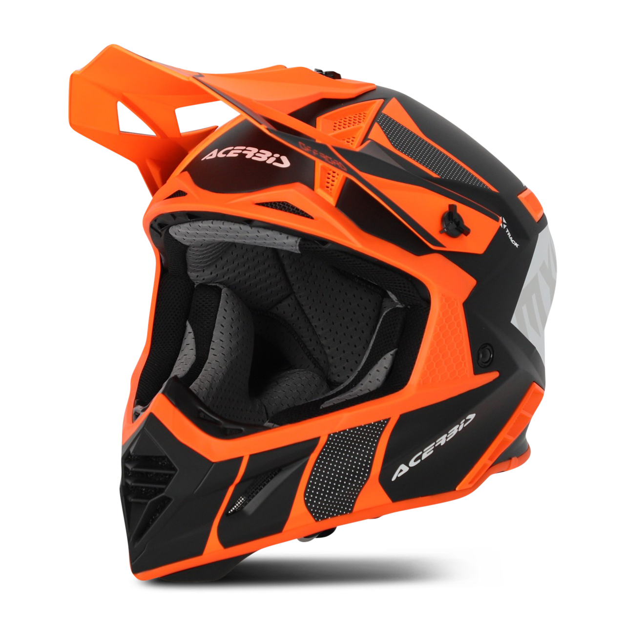 Acerbis Casco Cross  X-Track Arancio Fluo-Nero