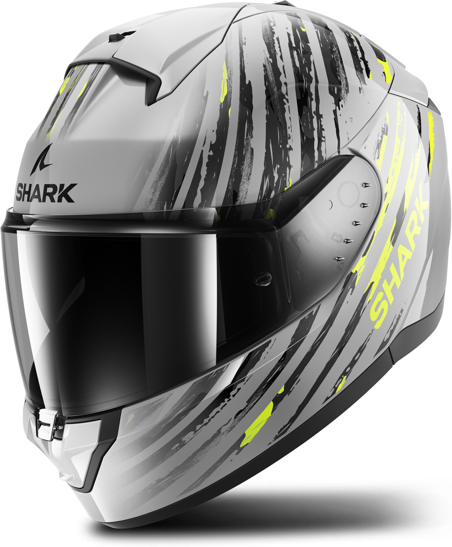 Shark Casco Integrale  Ridill 2 Assya Argento-Antracite-Giallo