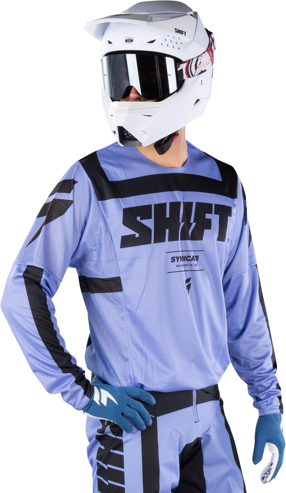 Shift Maglia Cross  3LACK Strike Viola