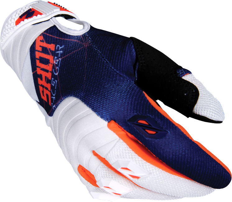 Shot Guanti Cross  Contact Infinite Blu-Arancio Fluo