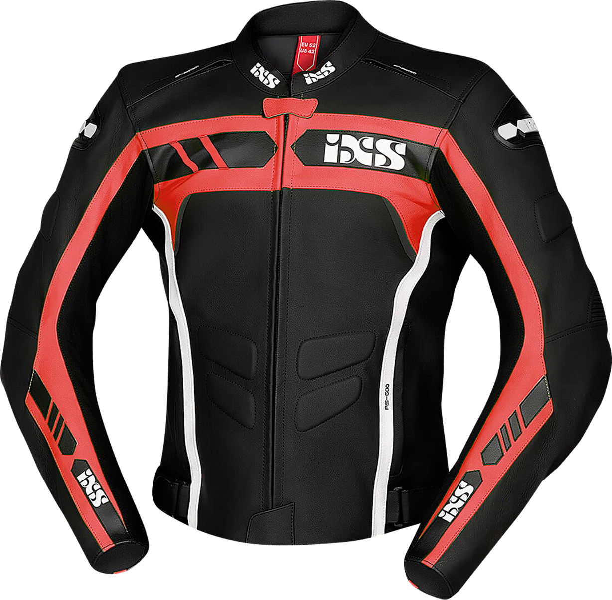 iXS Giacca Moto  RS-600 Nero-Rosso-Bianco