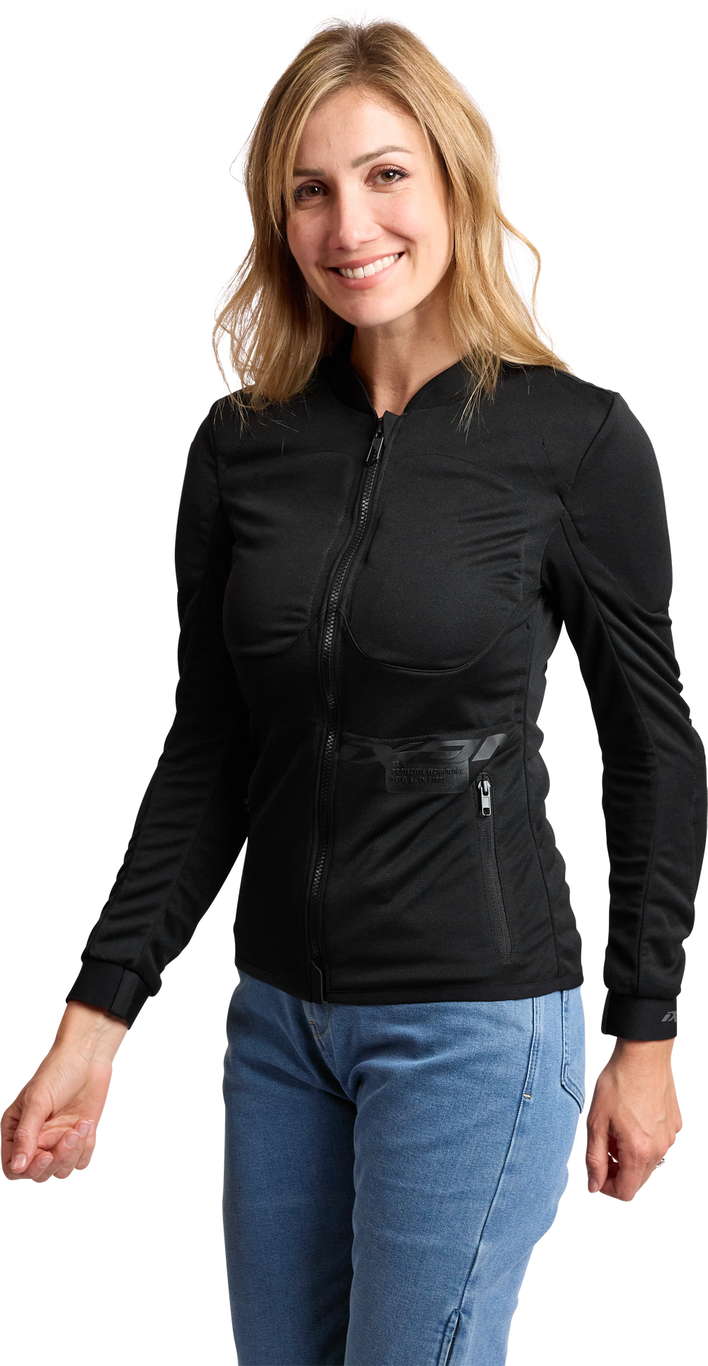 Ixon Giacca Moto Donna  Arma Nera