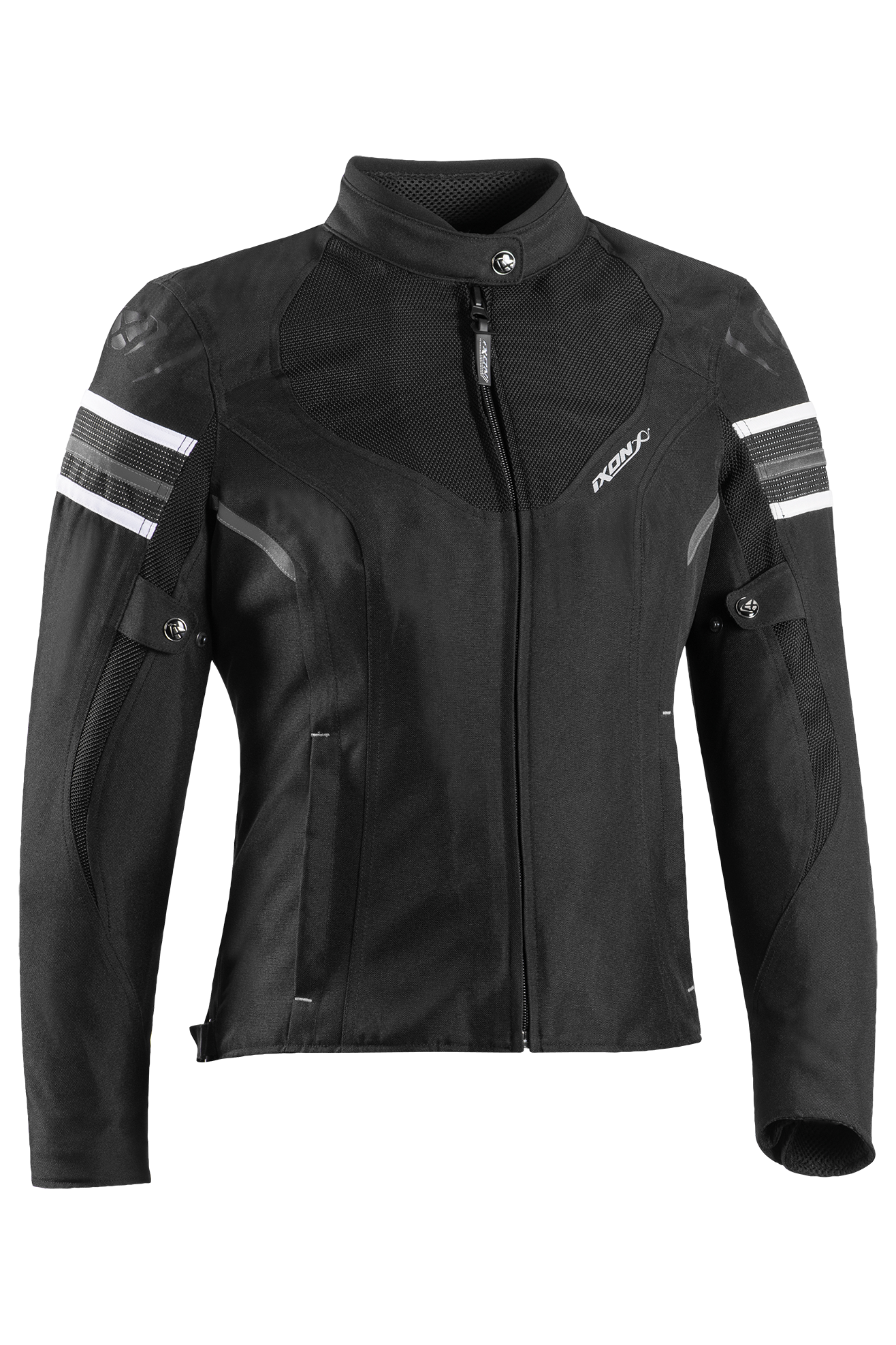 Ixon Giacca Moto Donna  Ilana Evo Nero-Bianco