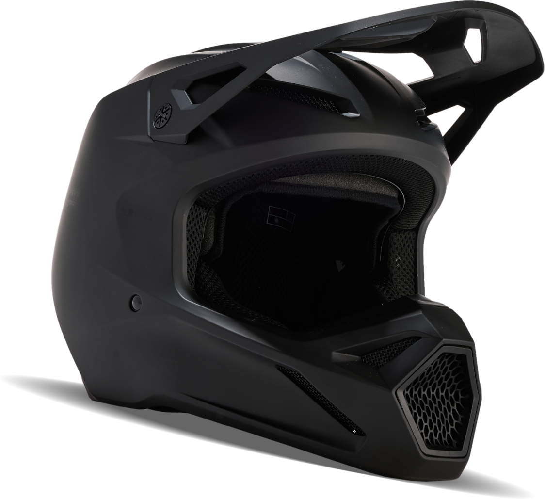 FOX Casco Cross  Racing V1 Nero Opaco