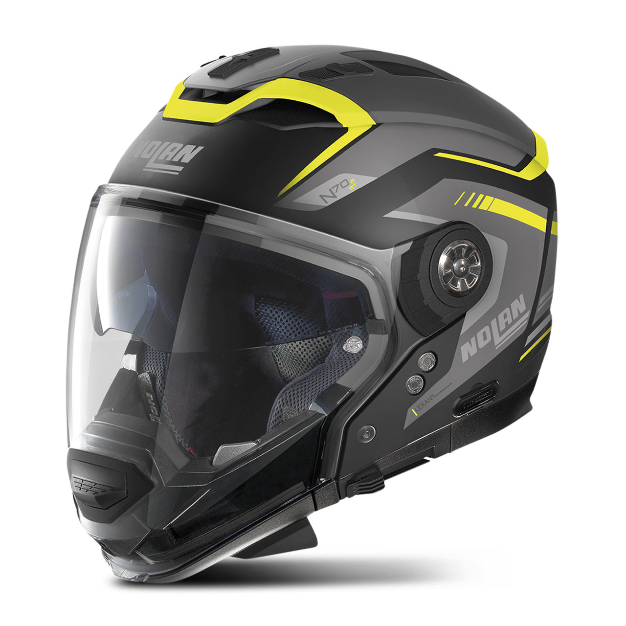 Nolan Casco Adventure  N70-2 GT Switchback N-COM Flat Nero 59