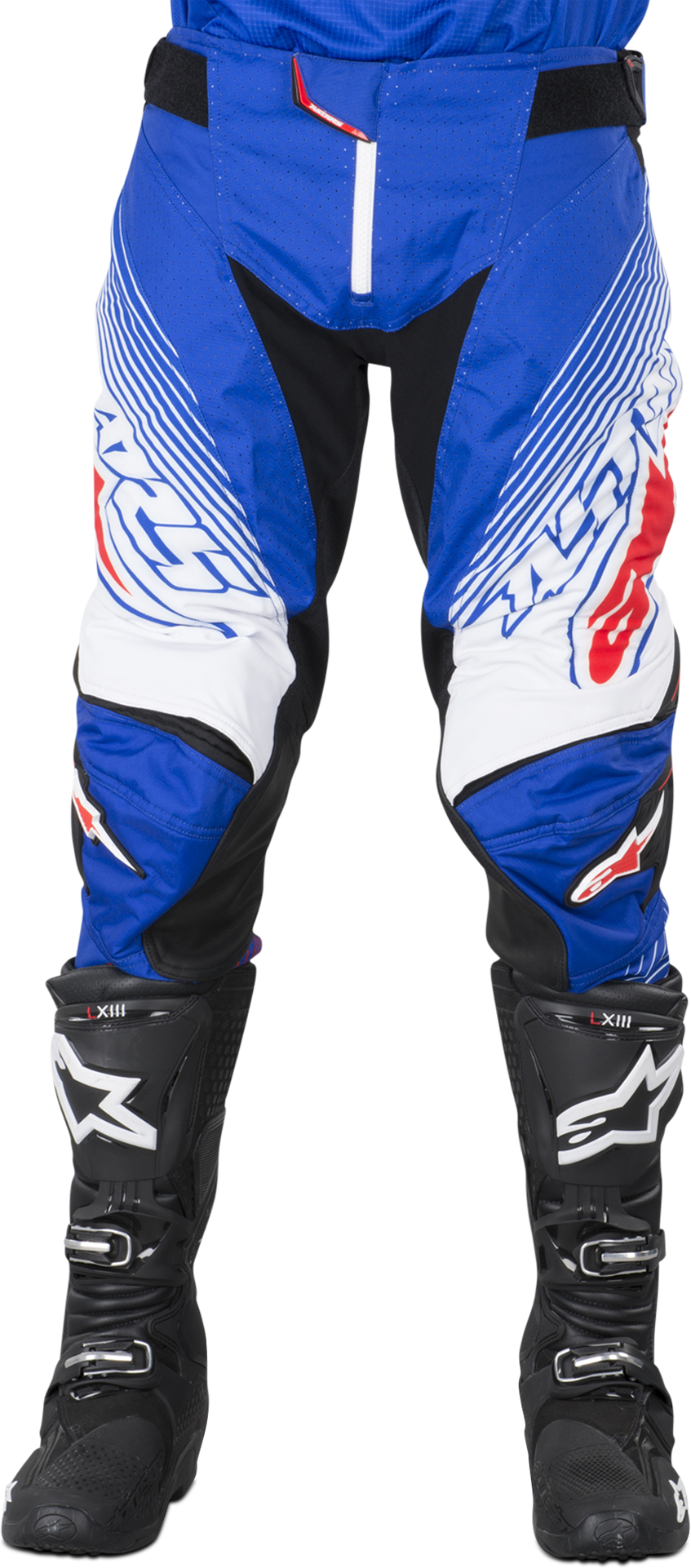 Alpinestars Pantaloni Cross  Techstar Factory Blu-Bianco-Rosso