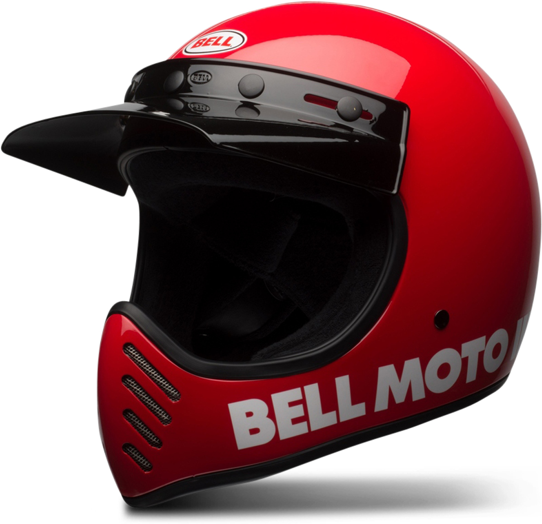 BELL Casco Integrale  Moto-3 Classic Rosso